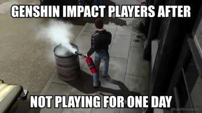 I touched grass for the first time