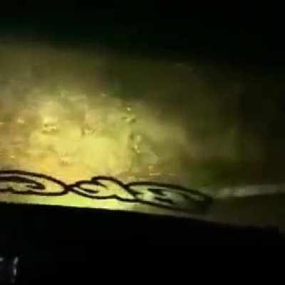 Street drifting in Russia