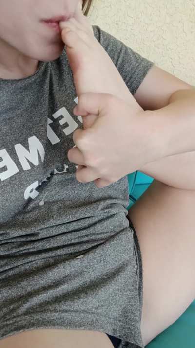 Made just to serve as a slobbery little foot worshipper 😵‍💫🔮