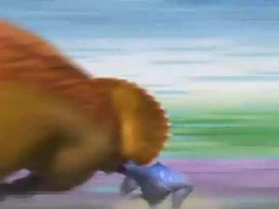 Allosaurus destroys national landmark 