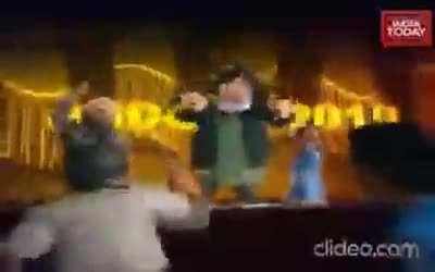 strange indian man sings 