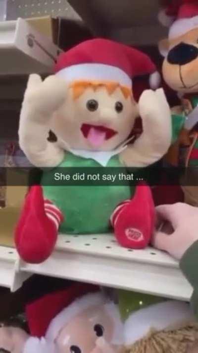 Wrong type of toys...