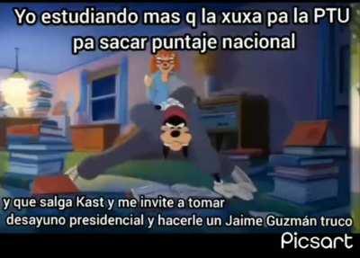 Tuve que ocupar el picsart al recortarlo para que así el profe no se enoje