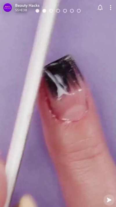 Peculiar manicure