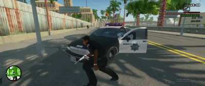 Even Role playing as a Police officer, homies got my back.