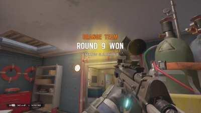 Was getting DDos at the end of the game which caused this beauty.