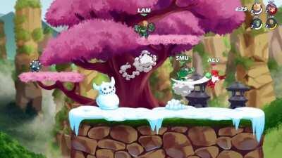 Taunting while doing a team combo