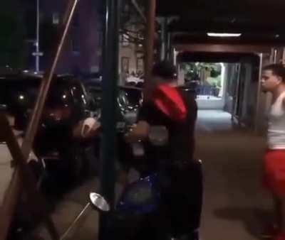 Interesting way of handshaking! XD