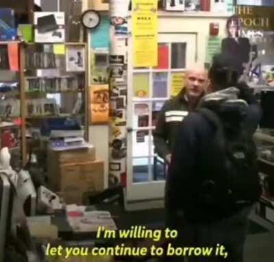 Man find his bike that was stolen from his house. Normally this leads to thief being beaten to a pulp but this takes an unexpected turn..