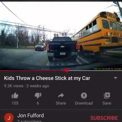Cheese stick vs car