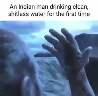 I haven’t drank water yet, is this what it’s like?