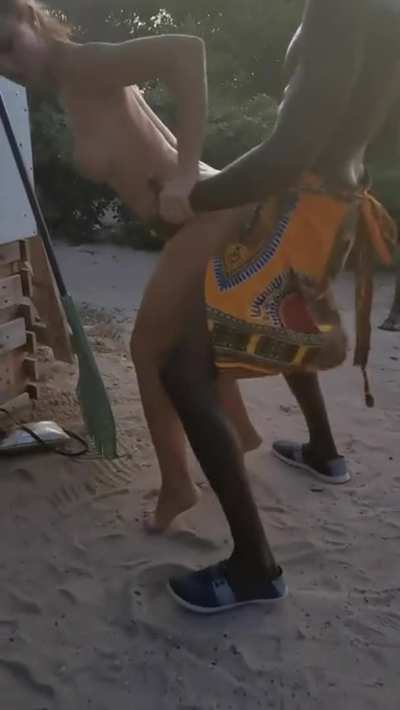 MILF enjoys the tribes 