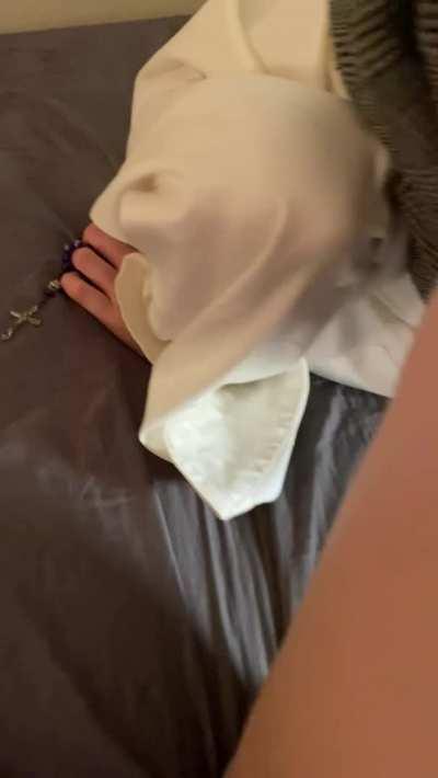 Couldn’t stop touching myself after Sunday mass