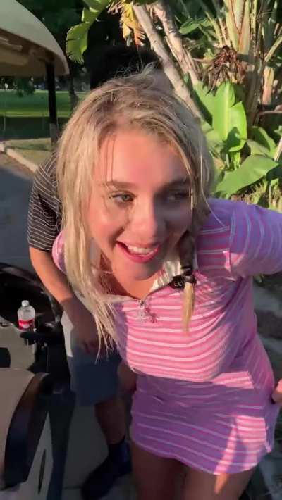 Creampied in Public..