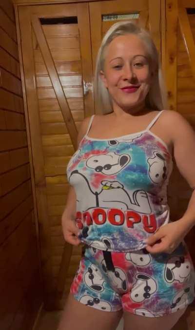 Did you expect them to be that big without this tshirt? ;)