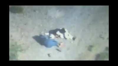 Compilation of US military footage where the enemy is visible