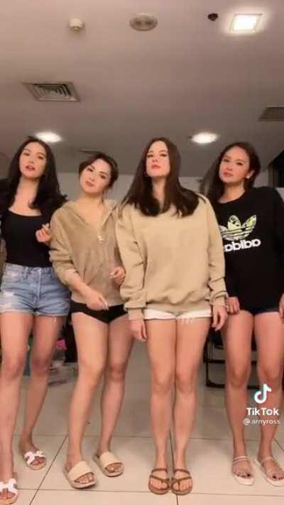 Faye Lorenzo, Ashley Rivera, Valeen Montenegro, and Arny Ross