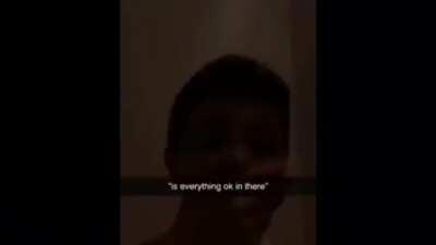 it sounded like his spinal cord came out along with his soul💀