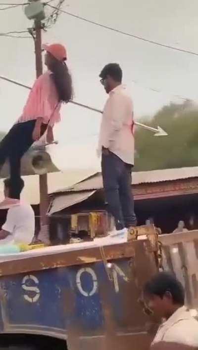 Valentine's day parade in India 