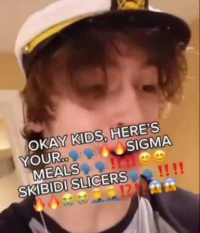 you have it: damn sigma skibidi slice