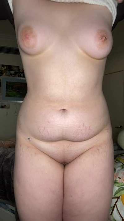 My curvy body hides underneath