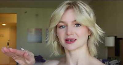 the teasing of the morning wood....plus her top....her top and angle makes me imagine stuff XD