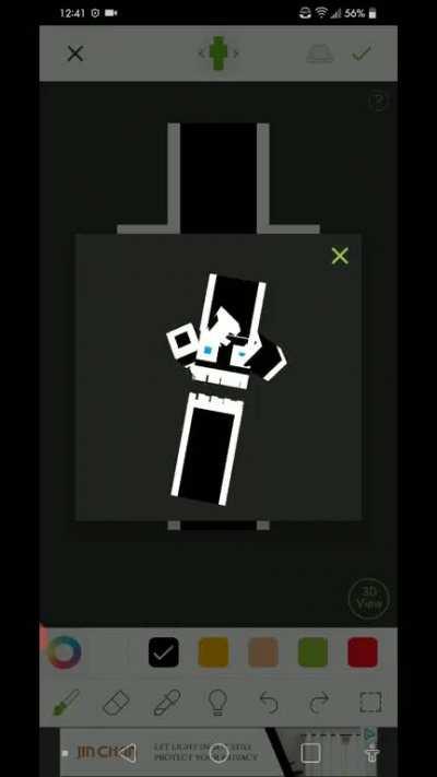 Clubstep monster mincraft skin