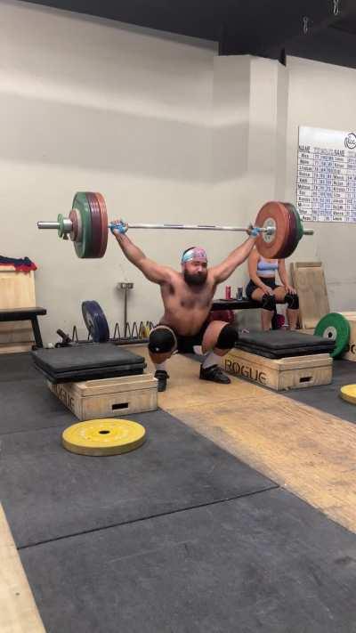 142kg 📦 snatch double pr