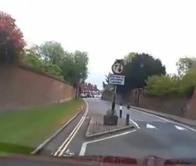 Doing 85 in a 20.....