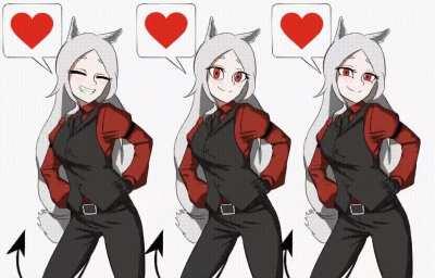 Cerberus dancing [GIF]