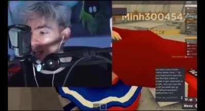 Albert gets mad at his mic (it’s bad quality I think)