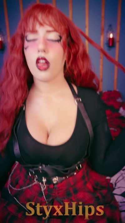 [oc] Let me bounce on you as I spit on your face, little perv