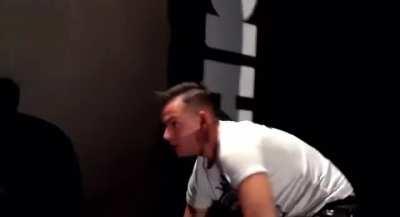 to sucker punch an MMA fighter