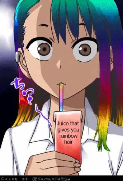 Just drink the juice, Senpai [Please don't bully me, Nagatoro]
