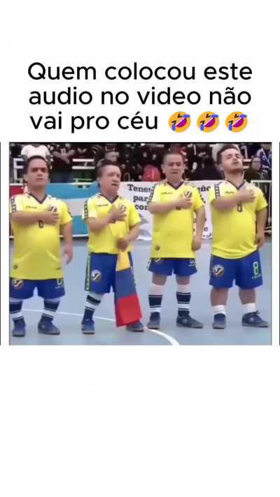 Eu ri....