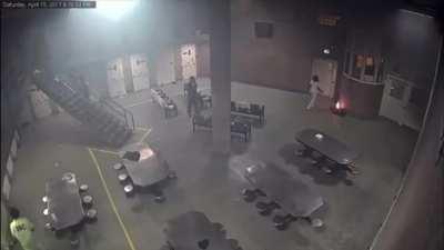 Footage of Von(All white), in cook county jail, 2017