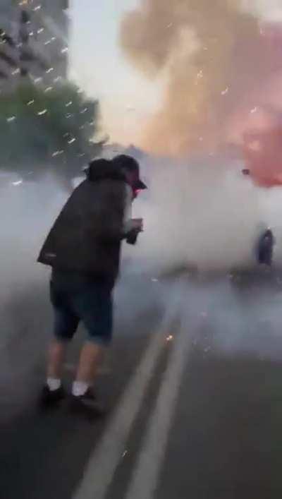 Lets light some fireworks on the street