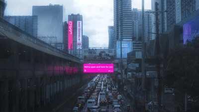 I animated EDSA in Wallpaper Engine