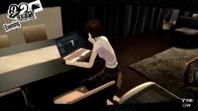 Makoto what are you watching on Sae's laptop!?!? 😱😱😱😱😱