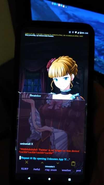 Umineko has changed my.... phone forever. Probably.