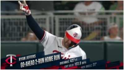 [Highlight] [Highlight] Ryan Jeffers breaks the tie with a 2-run homer off Will Smith.