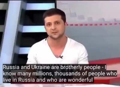 Volodymyr Zelensky won the Ukrainian election on a promise to give equal rights to Russian Ukrainians.