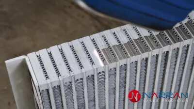 Laser cleaning flux from car cooler [It is Wednesday, my dudes]