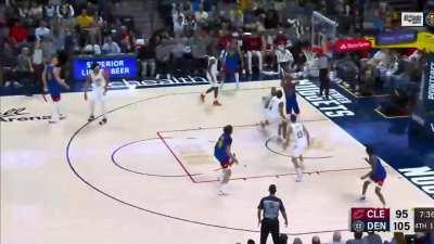 [Highlight] Jokic with a beautiful assist to Bruce Brown for the dunk