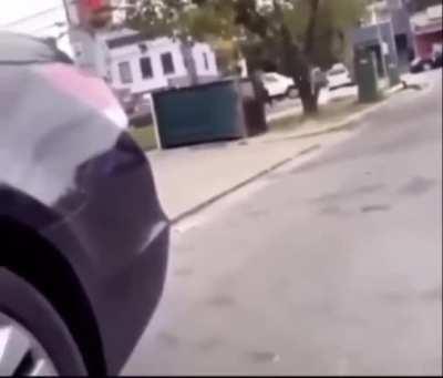 Tipping a porta potty whilst someone is inside