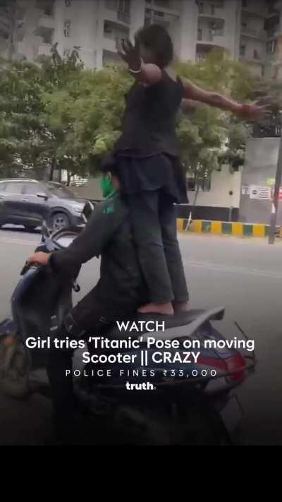 ‘Holi stunt’ that went wrong for a Noida couple, a duo ended up getting heavily fined by the Noida Traffic Police after their video went viral.