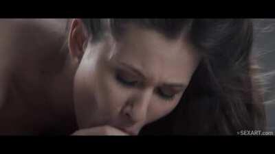 Brunette 69s her man