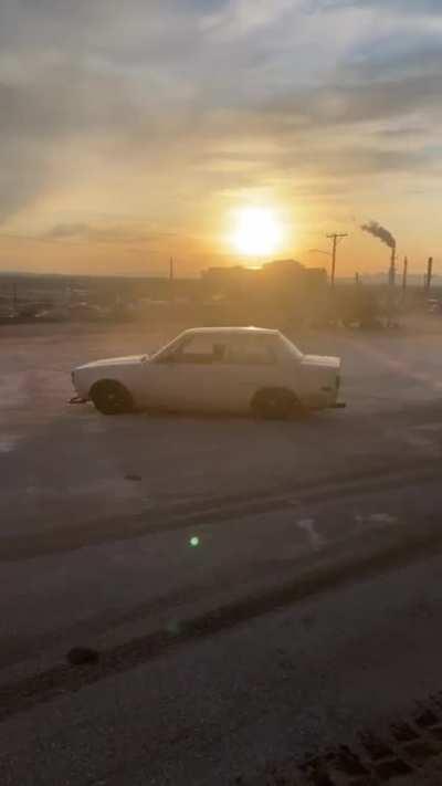 My 1981 corolla coupe swinging around