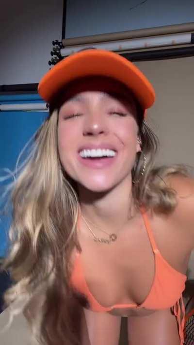 Orange bikini beauty