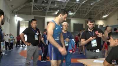 They really ought to get these guys some better fitting clothes..